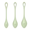 SATISFYER YONI POWER 2 - GÉSAGOLYÓ SZETT - ZÖLD (3 RÉSZES)