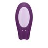 Satisfyer Double Joy - okos, akkus, vízálló párvibrátor (lila)