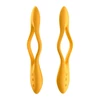 SATISFYER ELASTIC JOY - AKKUS, FLEXIBILIS PÁRVIBRÁTOR (SÁRGA)