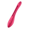 SATISFYER ELASTIC JOY - AKKUS, FLEXIBILIS PÁRVIBRÁTOR (PIROS)