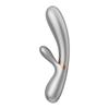 Satisfyer Hot Lover - okos, akkus melegítős vibrátor (ezüst)
