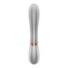 Satisfyer Hot Lover - okos, akkus melegítős vibrátor (ezüst)