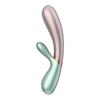 Satisfyer Hot Lover - okos, akkus melegítős vibrátor (pink-menta)