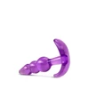 B YOURS TRIPLE BEAD ANAL PLUG PURPLE