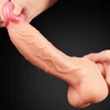 10" Dual Layer Platinum Silicone Cock