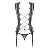 Meshlove corset & thong  S/M