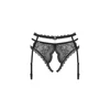 Pearlove garter belt black  S/M