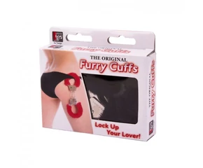Metal Handcuff with Plush Black