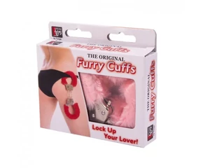Plüss bilincs fémből - Pink