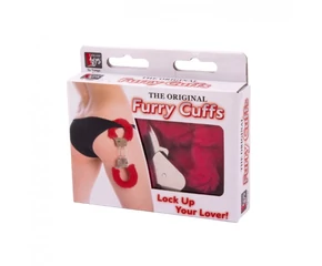 Metal Handcuff with Plush red