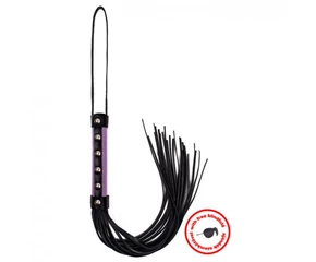 Whip purple with blindfold