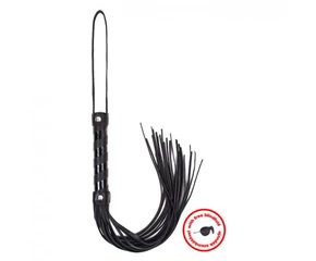 Whip black_black leather with blindfold