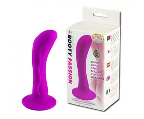 Booty Passion IV dildo with suction cup, purple, 3x13,5 cm