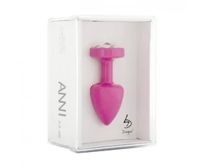 Jewell Butt Plug Round Pink T1