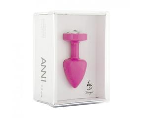 Jewell Butt Plug Round Pink T1