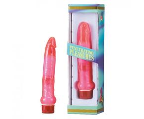 Jelly Anal Slim Jim Vibrator Pink