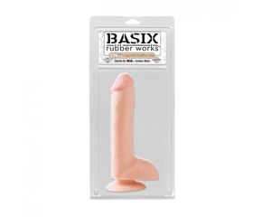 Basix 8'' Dong W Suction Cup Flesh