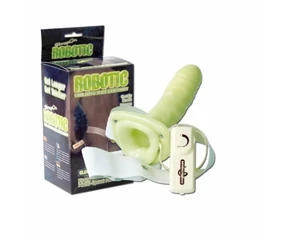 Robotic. Glow in the dark hole harness with adjustable speed.