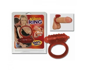 Vibro Ring Red Silicone