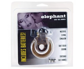 Cock&Ball Ring Elephant Jelly Vib