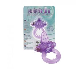 Nubby Clitoral Probe Cockring - Lavender