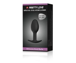 Pretty Love Heavy Balls Silicone Butt Plug