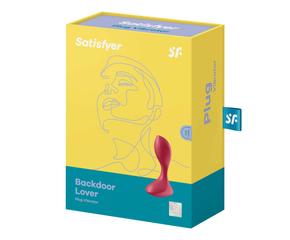 Satisfyer Backdoor Lover - akkus, vízálló anál vibrátor (piros)