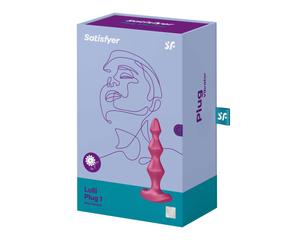 Satisfyer Lolli-Plug 1 - akkus, vízálló anál vibrátor (pink)