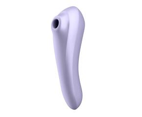 Satisfyer Dual Pleasure - okos, akkus, vízálló hüvelyi és csikló vibrátor (lila)