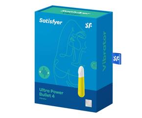 Satisfyer Ultra Power Bullet 4 - akkus, vízálló csikló vibrátor (sárga)