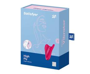 Satisfyer High Fly - akkus, vízálló csikló vibrátor (magenta)