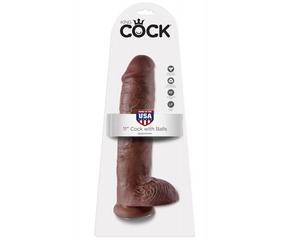 King Cock 11 inch Cock With Balls