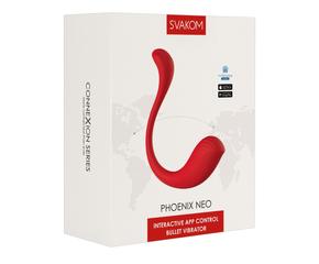 Svakom Phoenix Neo - okos, vibrációs tojás (piros)