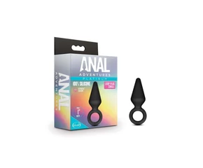 Anal Adventures Platinum S - anál dildó (fekete) - kicsi