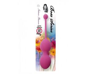 SILICONE KEGEL BALLS 32MM 200G DARK PINK - BOSS SERIES