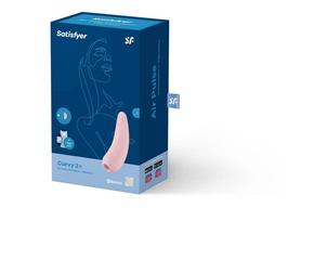 Satisfyer Curvy 2+ - okos, akkus, vízálló csiklóizgató vibrátor (pink)