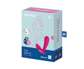 SATISFYER TOP SECRET - AKKUS, OKOS 2 MOTOROS VIBRÁTOR (PINK)