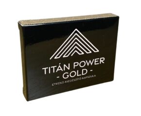 Titán Power Gold - étrendkiegészítő férfiaknak (3db)