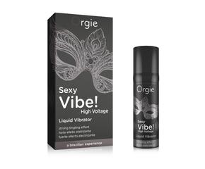 ORGIE SEXY VIBE HIGH VOLTAGE LIQUID VIBRATOR 15 ML 