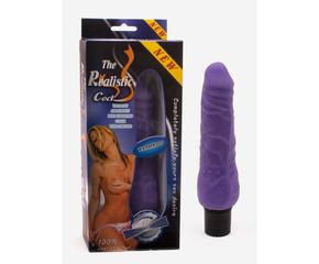 The realistic cock kicsi vibrátor - Lila