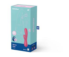 Satisfyer Mono Flex - okos, akkus, vízálló vibrátor (piros)