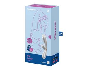 Satisfyer Hot Lover - okos, akkus melegítős vibrátor (ezüst)