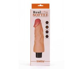 Real Softee Vibrating Dildo 1