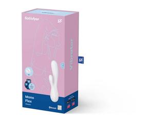 Satisfyer Mono Flex - okos, akkus, vízálló vibrátor (fehér)