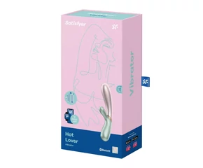 Satisfyer Hot Lover - okos, akkus melegítős vibrátor (pink-menta)