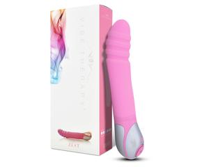 Zest - bordás G-pont vibrátor - pink (Vibe Therapy)