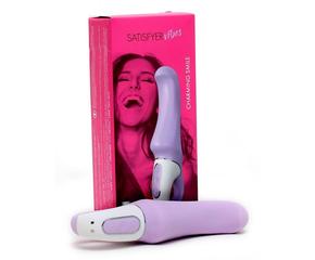 Satisfyer Charming Smile - vízálló, akkus G-pont vibrátor (lila)