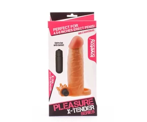 Pleasure X-Tender Vibrating Penis Sleeve  1