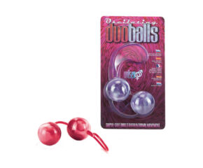 Marbilized Duo Balls Red