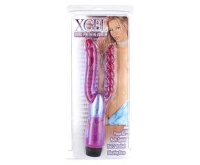 Xcel Double Penetrating Vibrator Purple